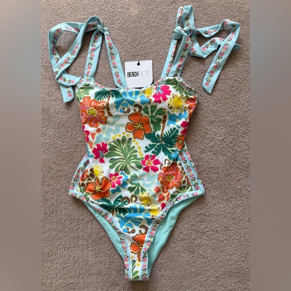 Beach Riot Other - NEW - Beach Riot - Shona Tropical Sands One Piece Swimsuit
